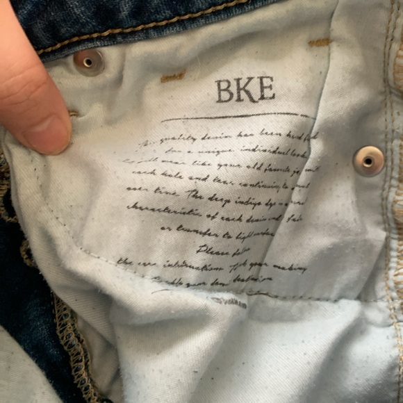 BKE BILLIE Slim Fit High Rise Ankle Skinny Distressed Blue Jeans from Buckle - Picture 10 of 12